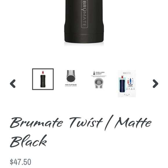 Brumate Hopsulator Twist Matte Black NWT - Picture 2 of 13